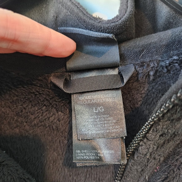 Black The North Face Fleece Jacket - Picture 4 of 4